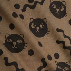 Squiggly Cats Trousers in Brown by Mini Rodini