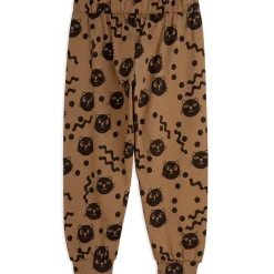 Squiggly Cats Trousers in Brown by Mini Rodini