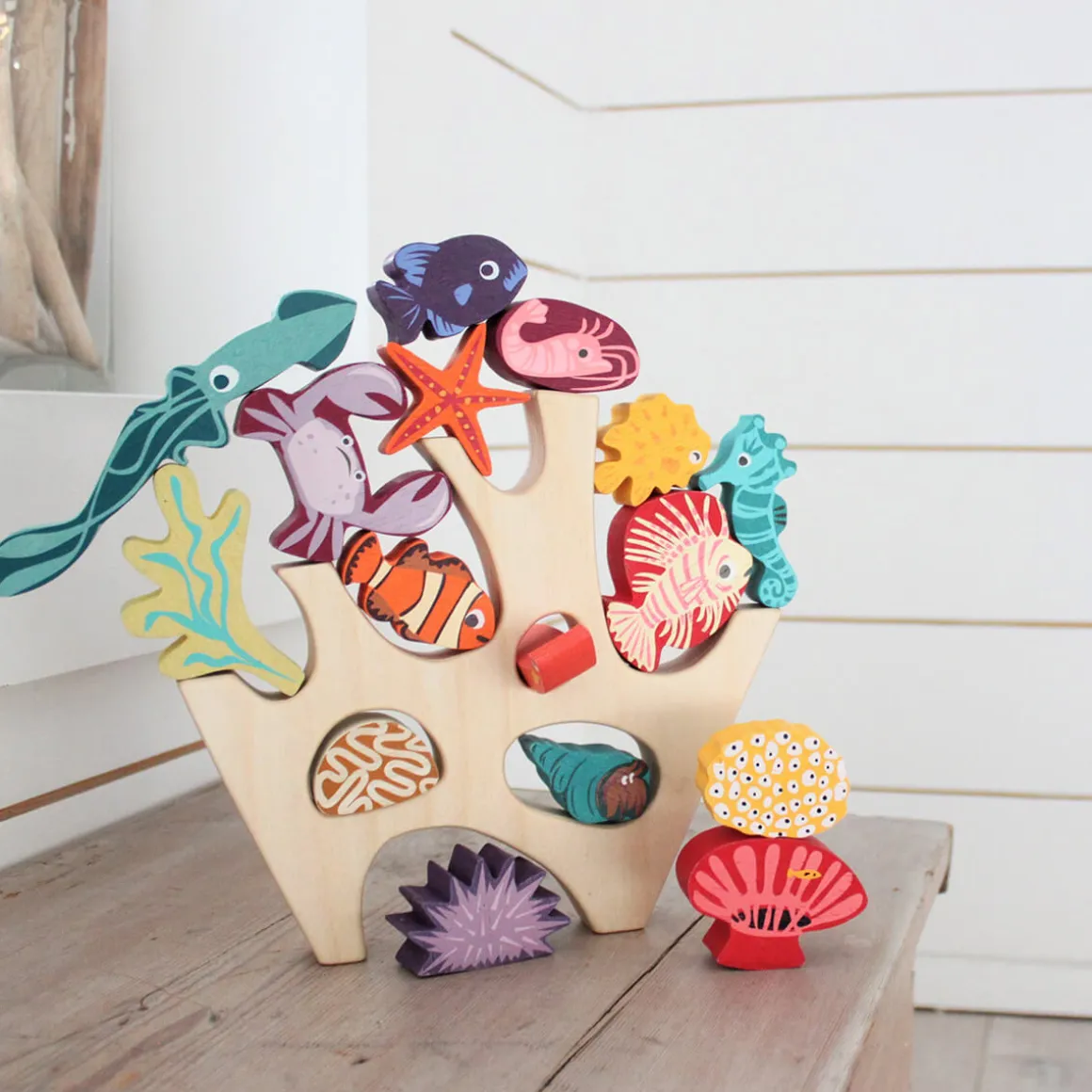 Stacking Coral Reef by Tender Leaf Toys