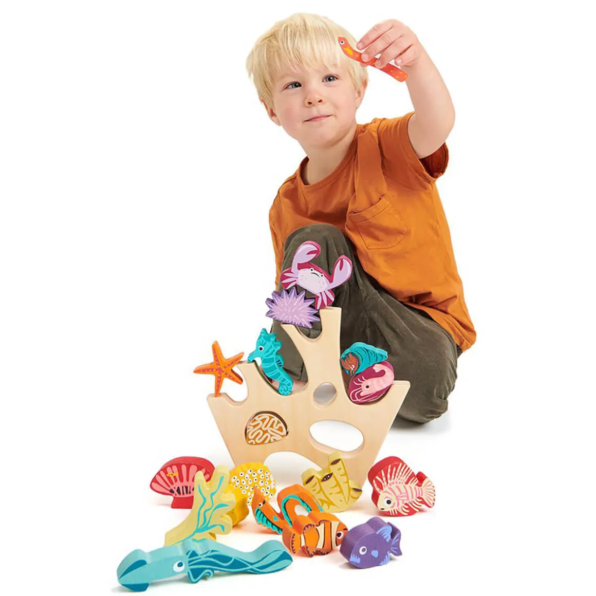 Stacking Coral Reef by Tender Leaf Toys