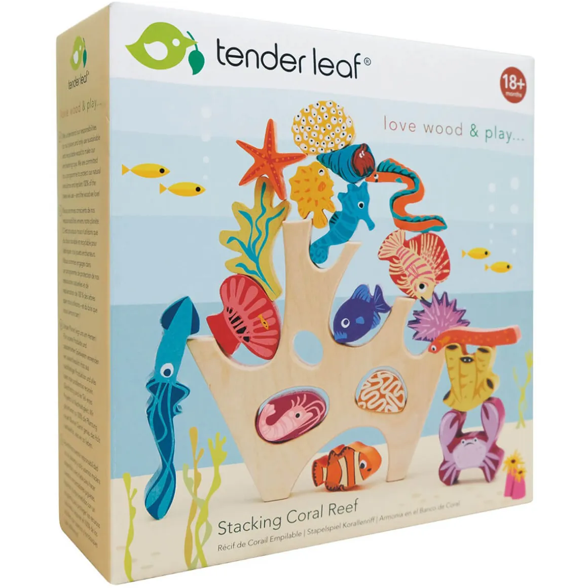 Stacking Coral Reef by Tender Leaf Toys