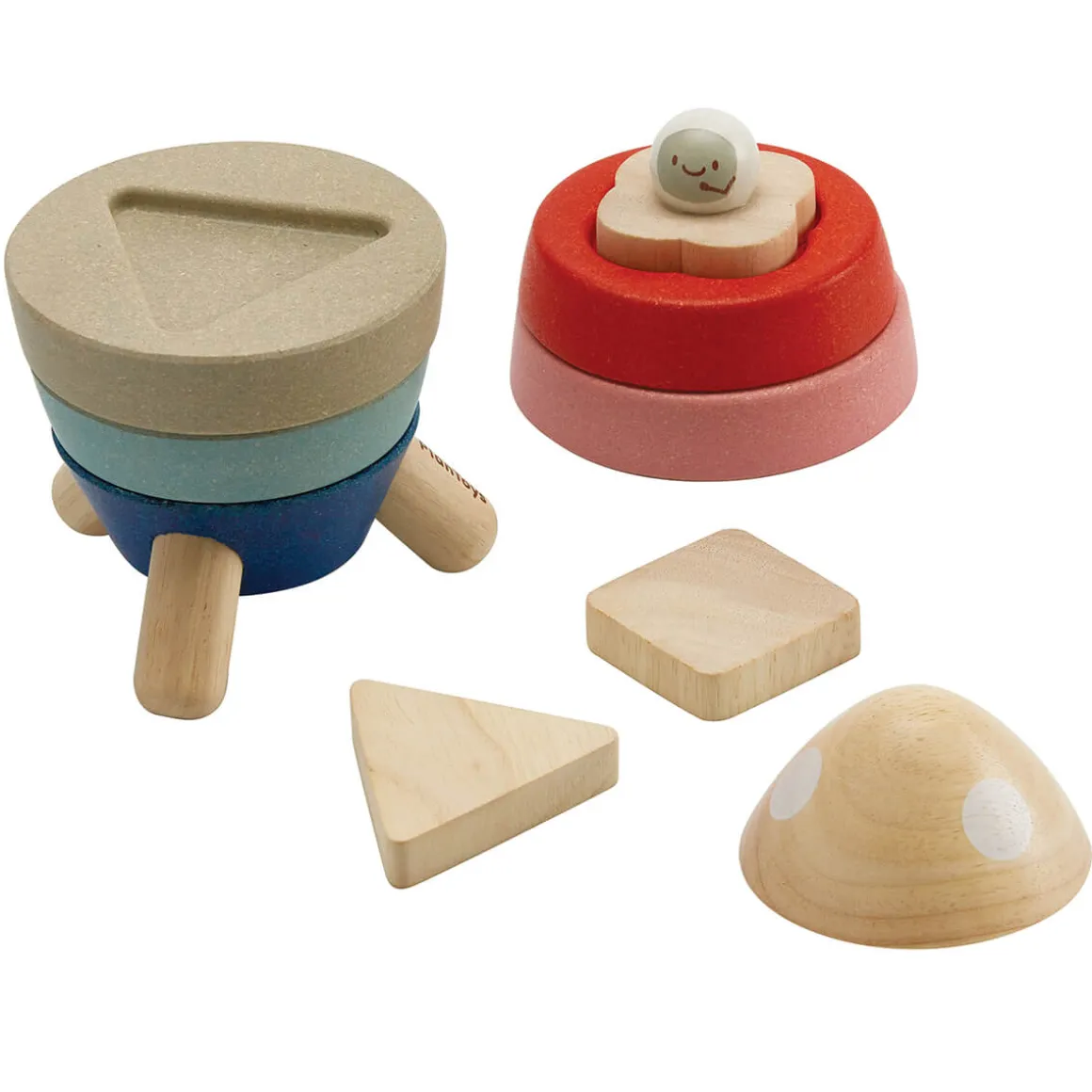 Stacking Rocket - Orchard Collection - by PlanToys