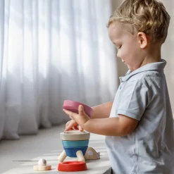 Stacking Rocket - Orchard Collection - by PlanToys