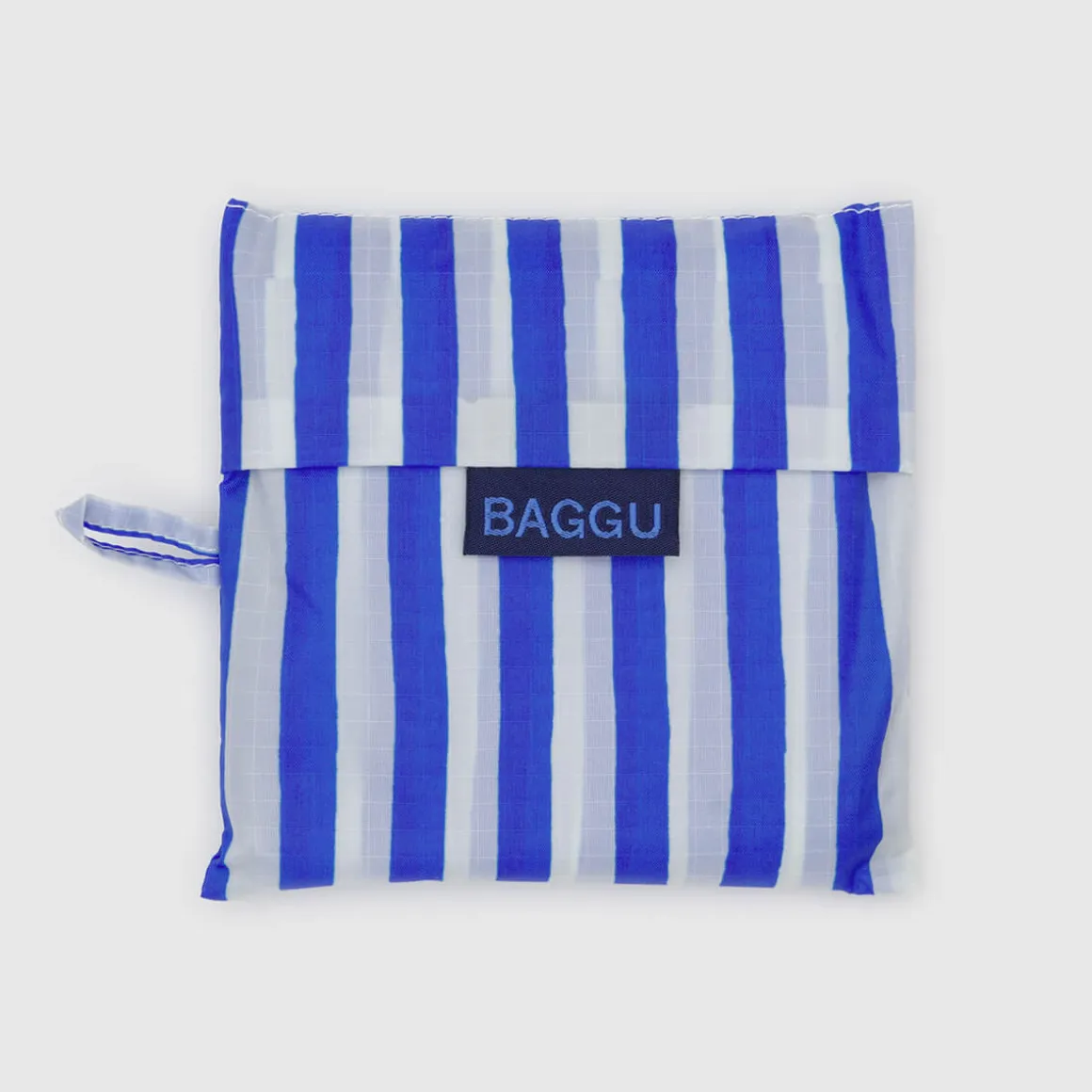 Standard Bag in Blue Painted Stripe by Baggu