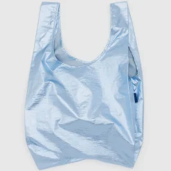 Standard Bag in Metallic Light Blue by Baggu