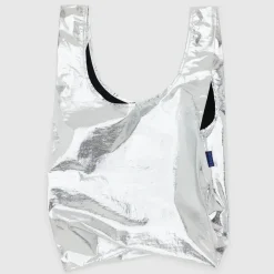 Standard Bag in Metallic Silver by Baggu