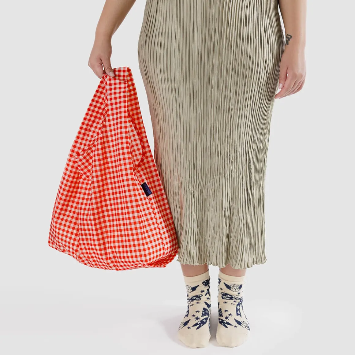 Standard Bag in Red Gingham by Baggu