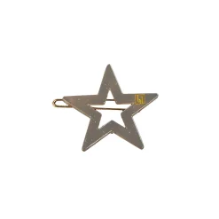 Star Hair Clip in Mole by Bon Dep