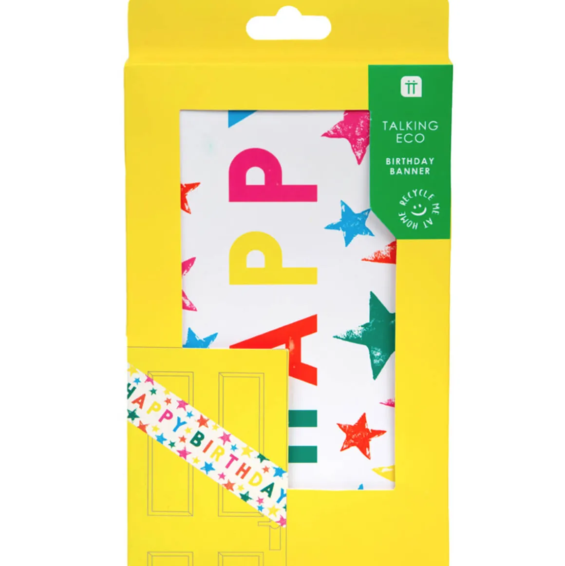 Star Happy Birthday Banner by Talking Tables
