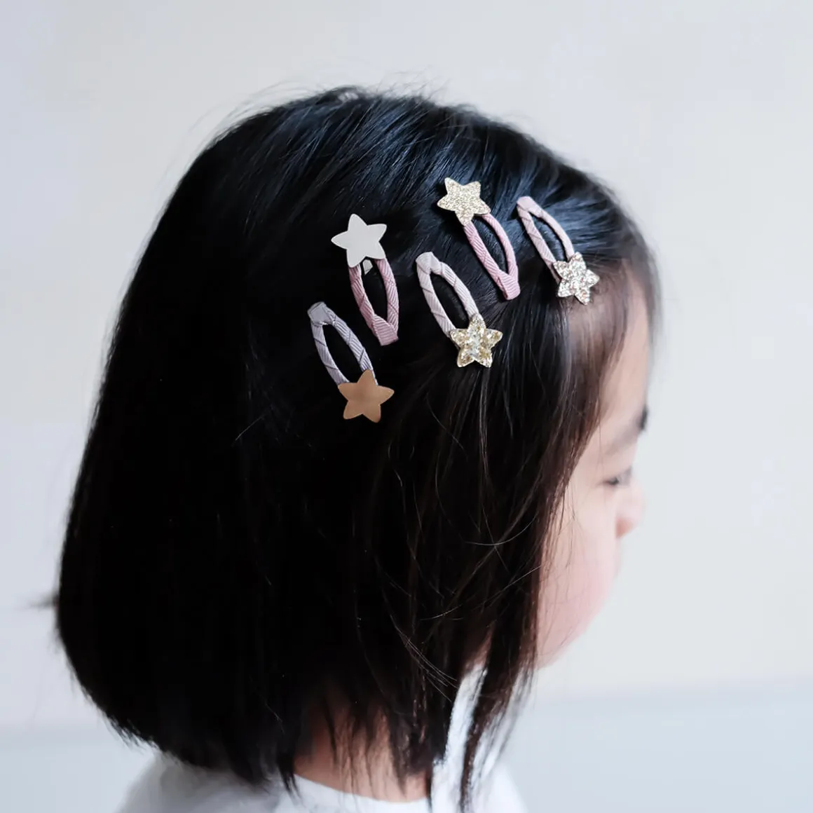 Stellina Mini Clic Clac Hair Clips in Neutrals by Mimi & Lula