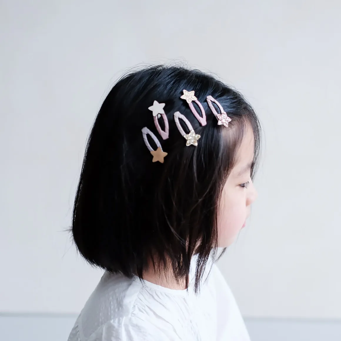 Stellina Mini Clic Clac Hair Clips in Neutrals by Mimi & Lula