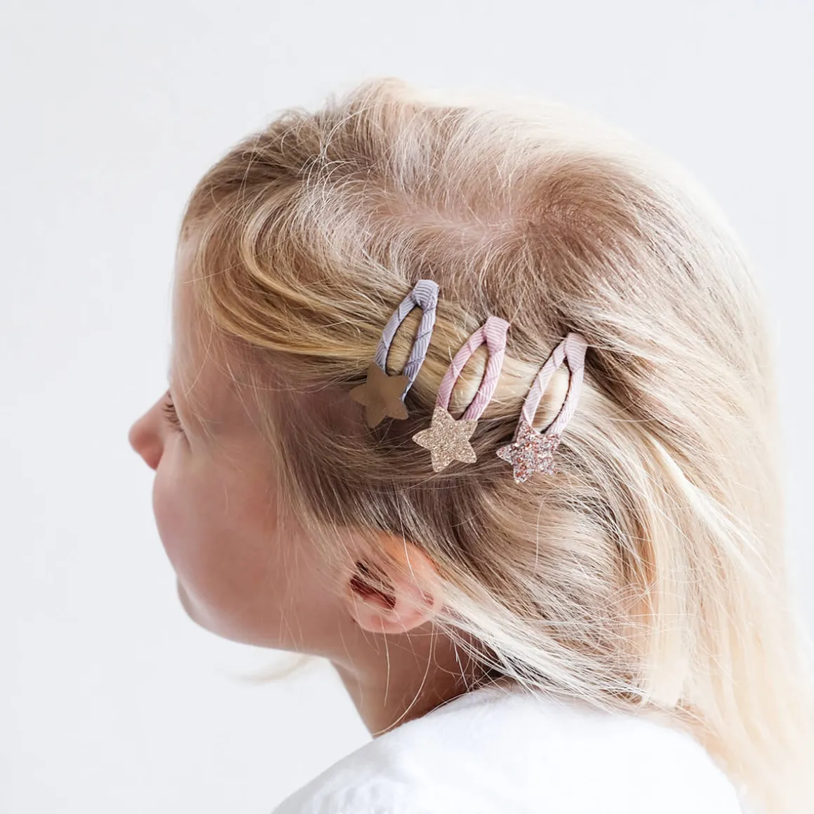 Stellina Mini Clic Clac Hair Clips in Neutrals by Mimi & Lula