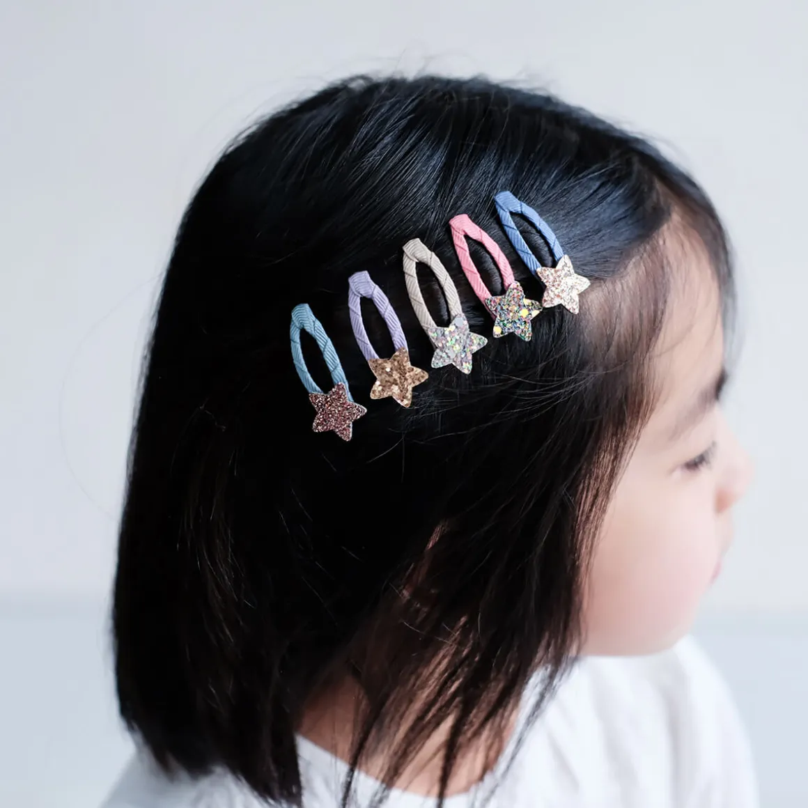 Stellina Mini Clic Clac Hair Clips in Multicolours by Mimi & Lula