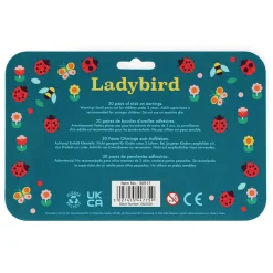 Stick on Earrings Ladybird (30 pairs) by Rex London