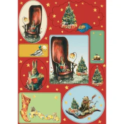 Storytime Sticker Labels Sheet by Roger La Borde