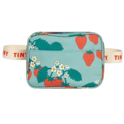 Strawberries Bum Bag in Warm Grey by Tinycottons