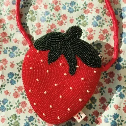 Strawberry Beaded Bag by Konges Slojd