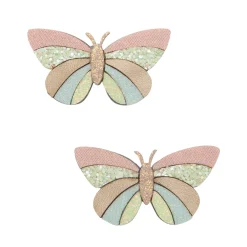 Stripe Butterfly Clic Clac Hair Clips by Mimi & Lula