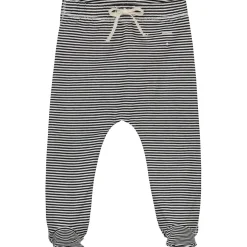 Striped Baby Footies in Nearly Black by Gray Label - Last Ones In Stock - 0-12 Months