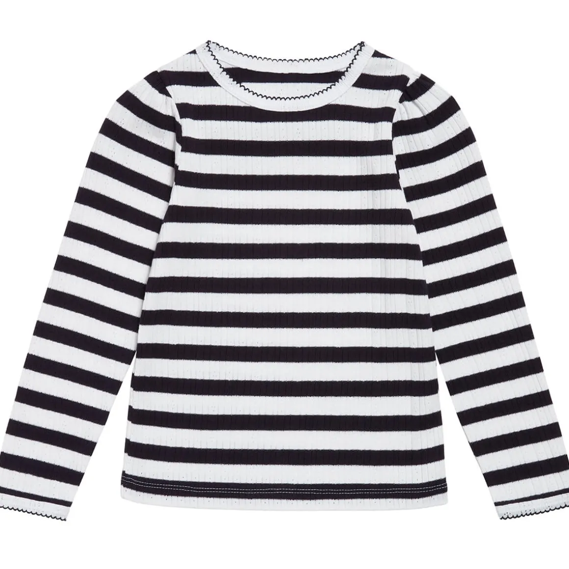 Striped Jersey Tee in Blue by Little Cotton Clothes