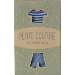 Striped Knitted Sweater And Pants for Big Brother Mouse by Maileg