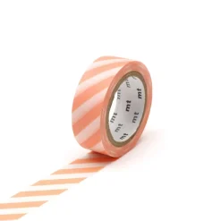 Stripe Salmon Pink 15mm Deco Series Washi Tape by MT Japan