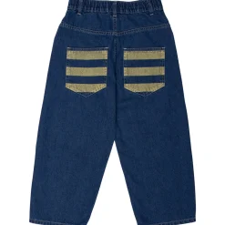 Stripes Pocket Jean in Light Indigo by Wynken