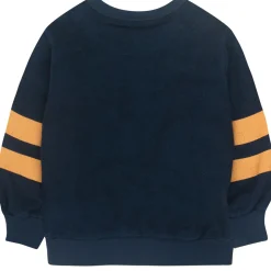 Stripes Sweatshirt in Navy by Tinycottons