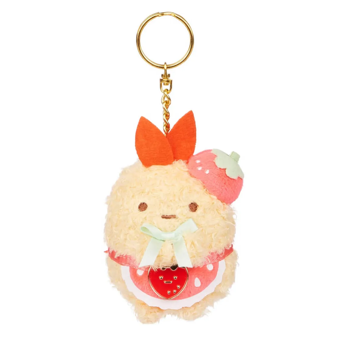 Sumikko Gurashi Ebi Strawberry Keychain by San-X