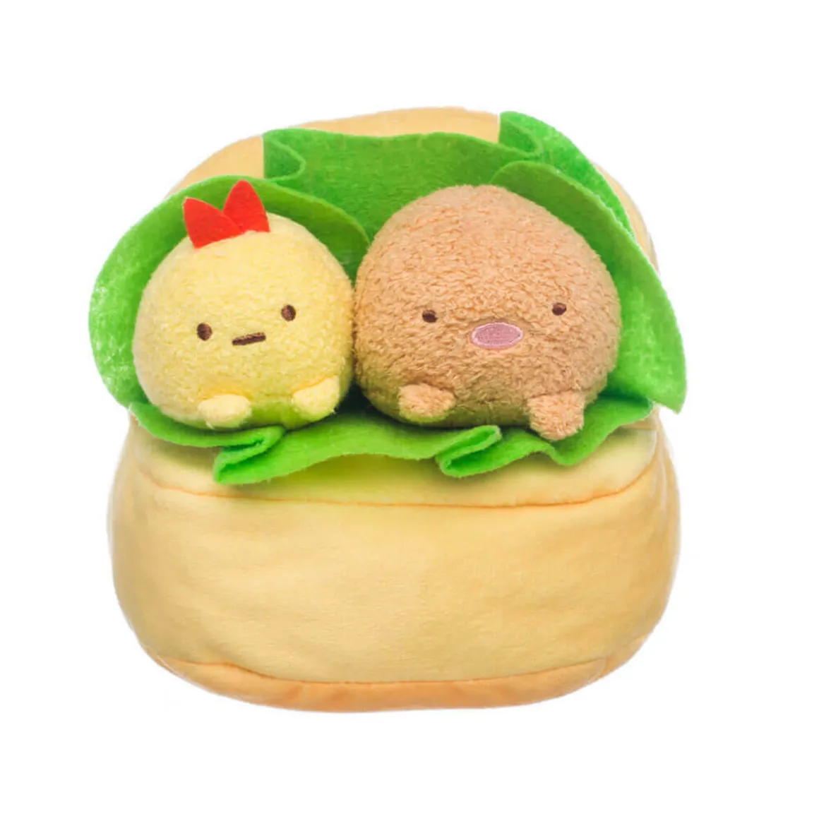 Sumikko Gurashi Tonkatsu And Ebi Sandwich Plush by San-X