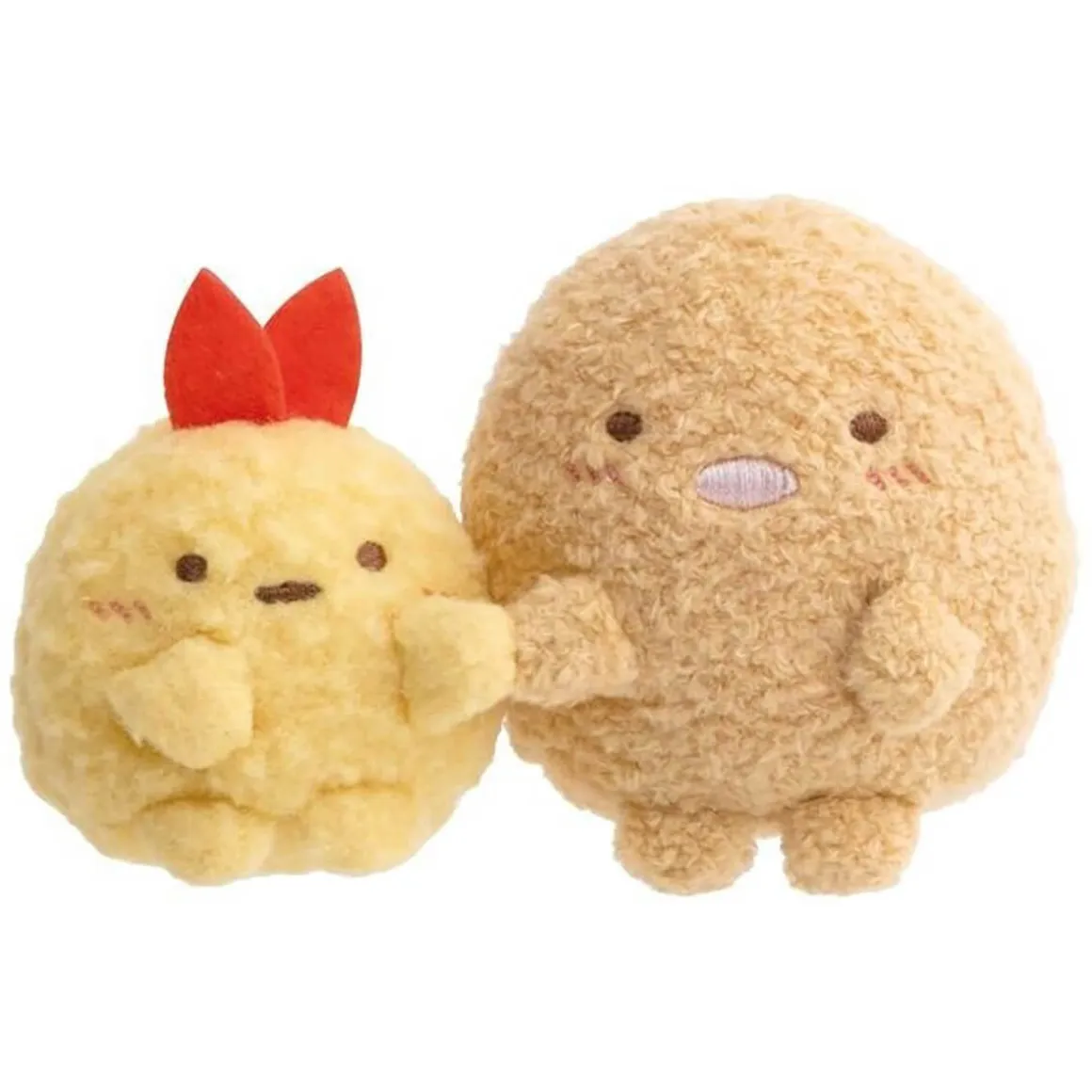 Sumikko Gurashi Tonkatsu And Ebifurai No Shippo Tenori Plush by San-X