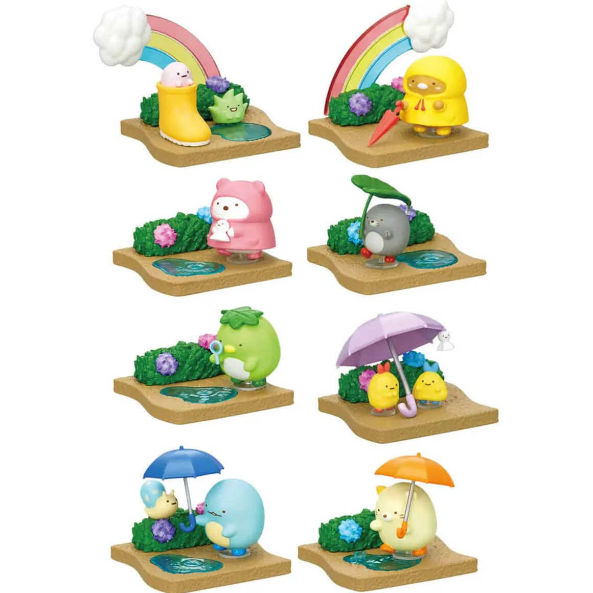 Sumikko Gurashi Walking On A Rainy Day Blind Box by Re-Ment Japan