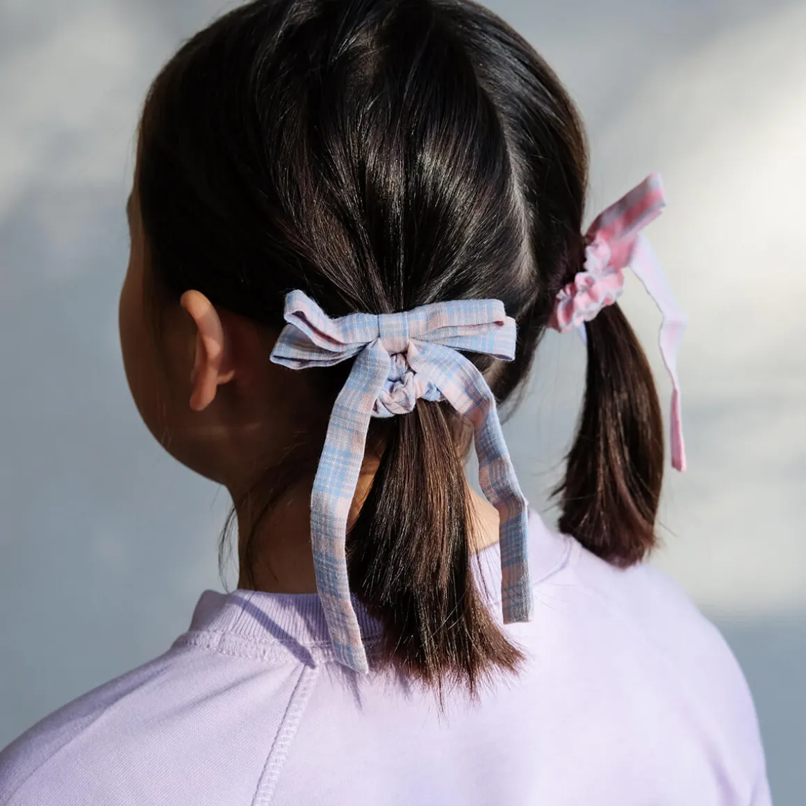 Summer Stripes Bow Scrunchies by Mimi & Lula