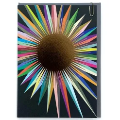 Sunburst Greetings Card in Radar Peter Design by Pavilion Cards