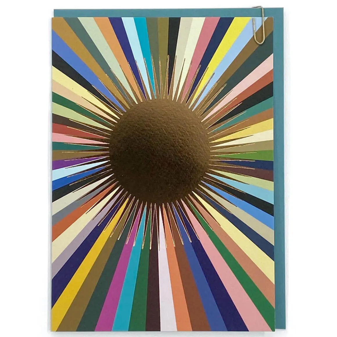 Sunburst Greetings Card in Radar Glen Design by Pavilion Cards