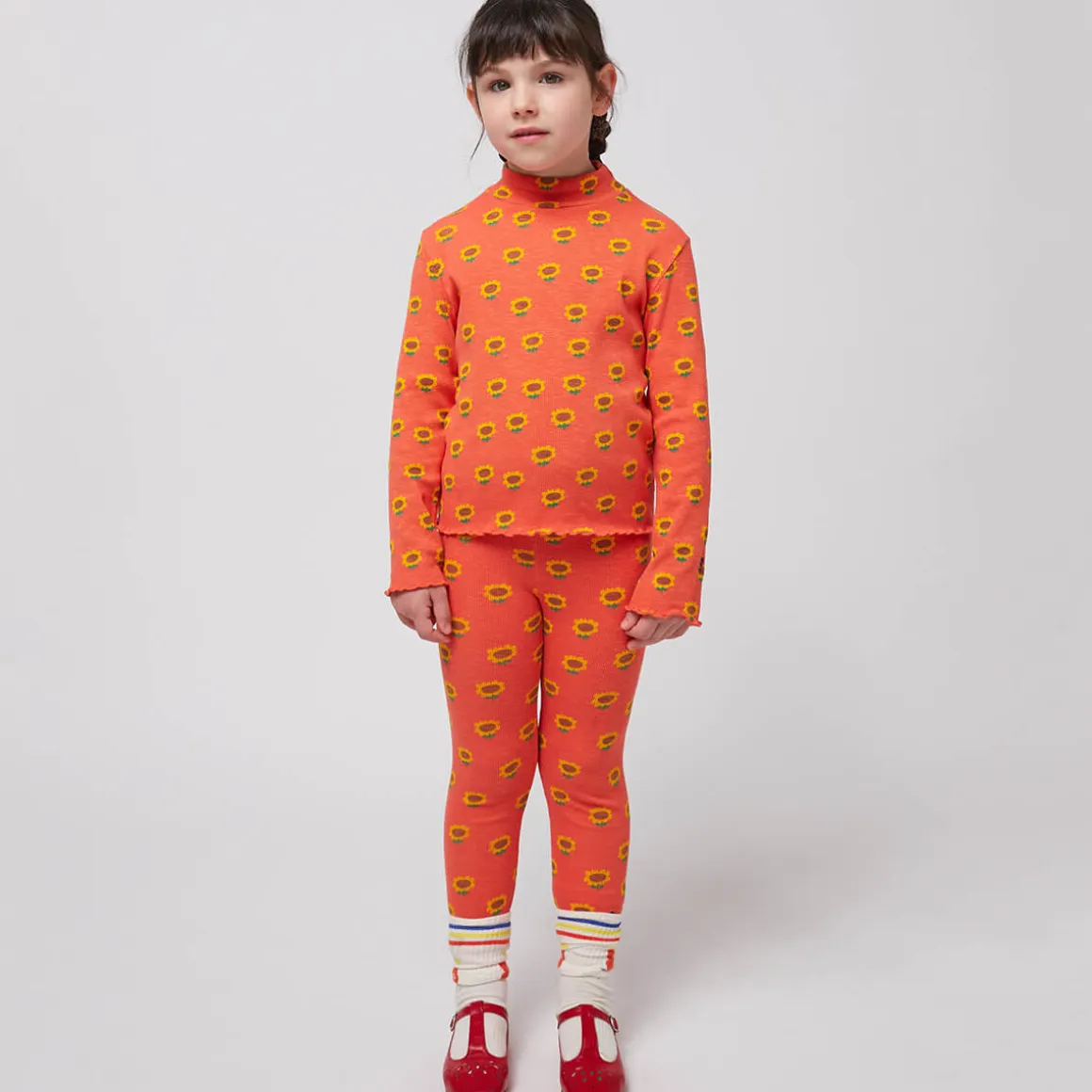 Sunflower All Over Leggings by Bobo Choses
