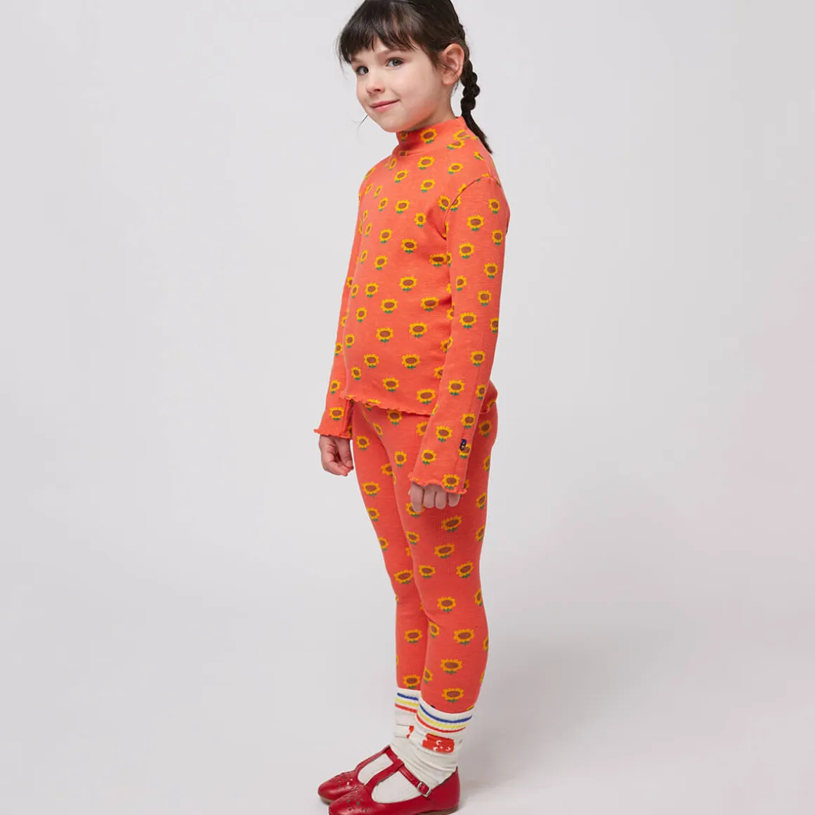 Sunflower All Over Leggings by Bobo Choses