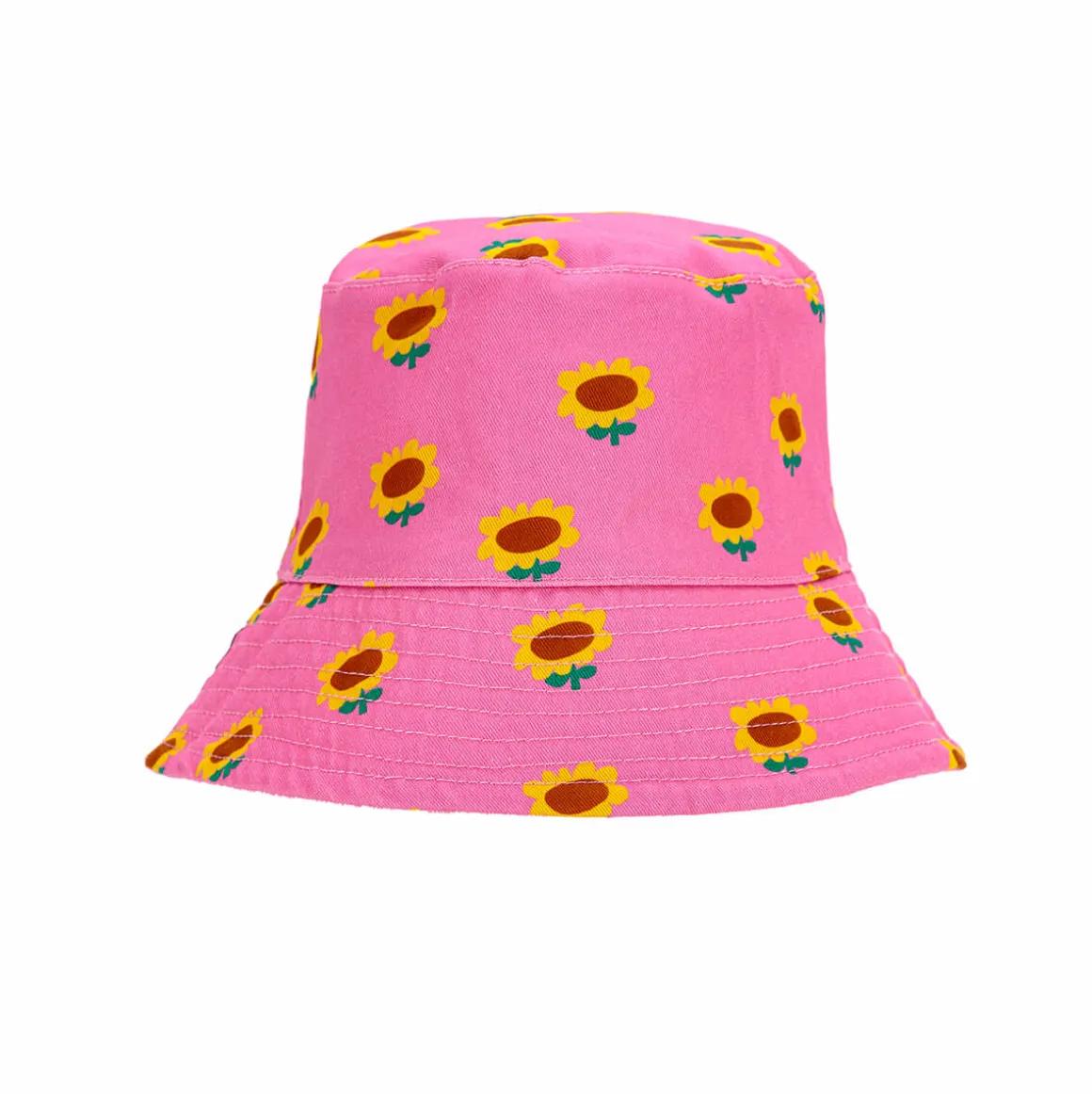 Sunflower All Over Reversible Hat by Bobo Choses