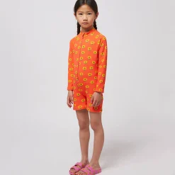 Sunflower All Over Swim Overall by Bobo Choses