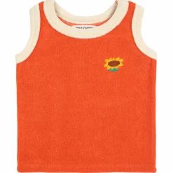 Sunflower Terry Tank Baby T-Shirt by Bobo Choses