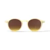 Sun Junior Sunglasses #D (5-10 Years) in Glossy Ivory by Izipizi