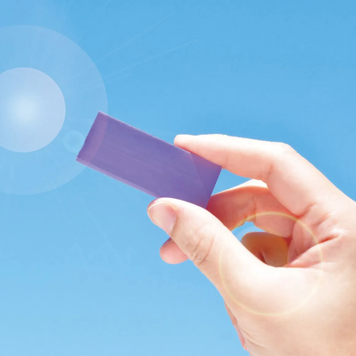 Sun Radar Colour Changing Eraser (Various Colours) by Seed Co. Ltd. Japan