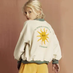 Sun Sweatshirt in Off White by Mini Rodini