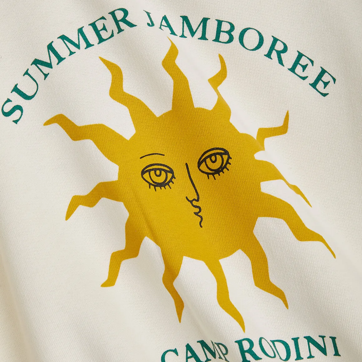 Sun Sweatshirt in Off White by Mini Rodini