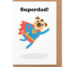 Superdad Greetings Card by Studio Boketto
