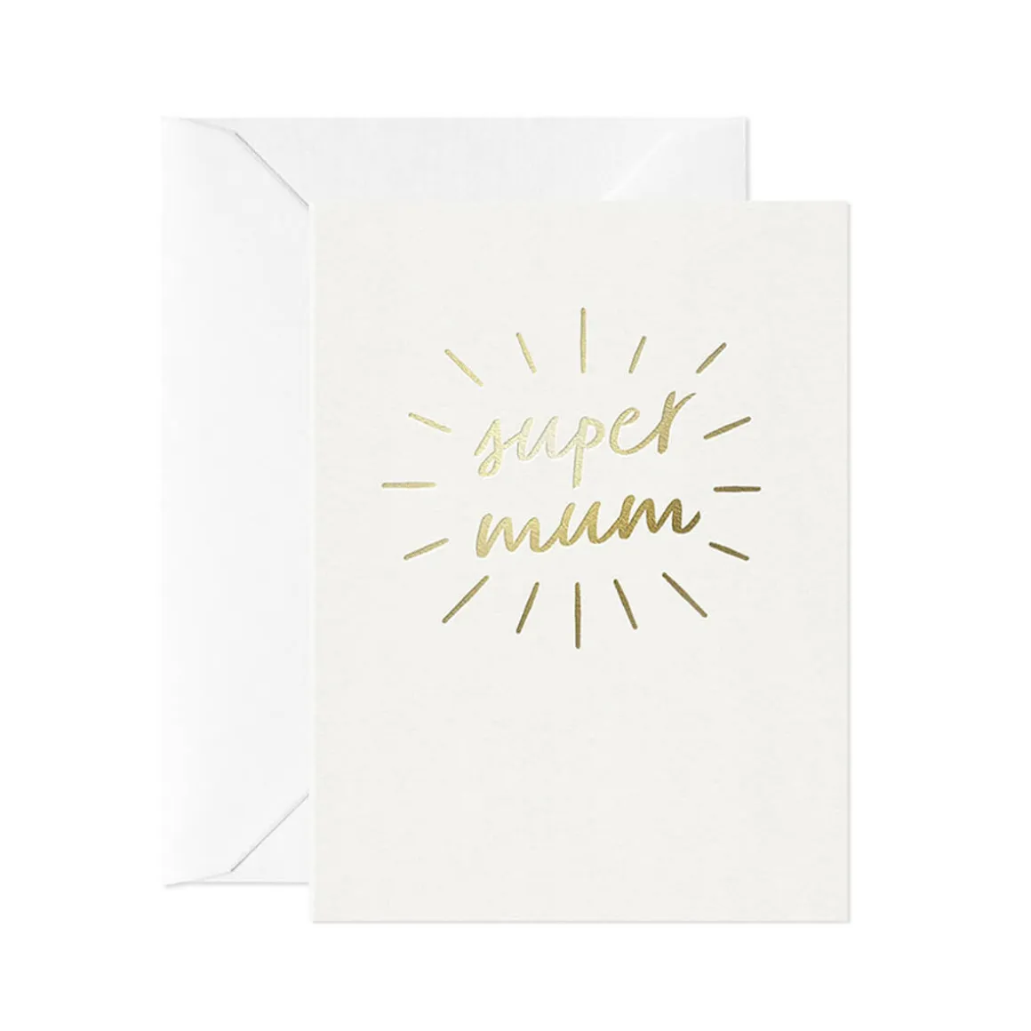 Super Mum Mini Greetings Card by Leah Quinn for Card Nest