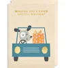Super Special Birthday Car Greetings Card by Ekaterina Trukan for Lagom Design