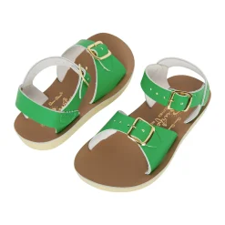 Surfer Sandals in Kelly Green by Salt-Water