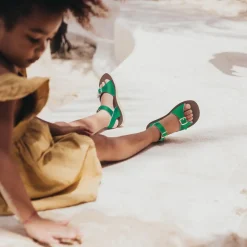 Surfer Sandals in Kelly Green by Salt-Water