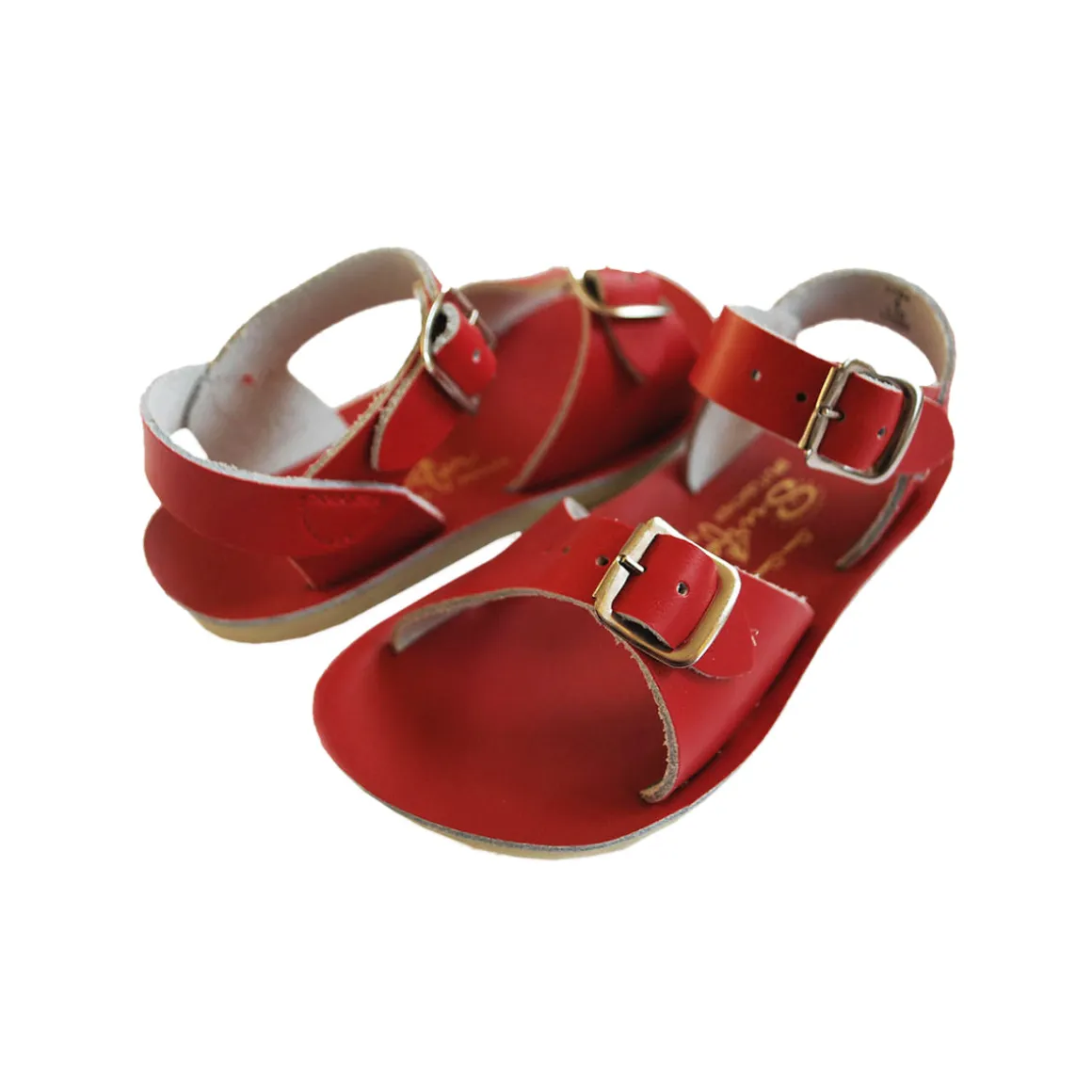 Surfer Sandals in Red by Salt-Water - Last Ones In Stock - SS 5-7 / EUR 20-23